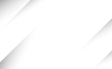 Beyaz ve gri geometrik eğimli çizgiler kağıt şekilli soyut arka plan vektör tasarımı