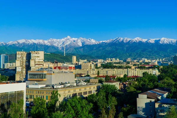 Almaty Stadsutsikt Kazakstan Centralasien — Stockfoto