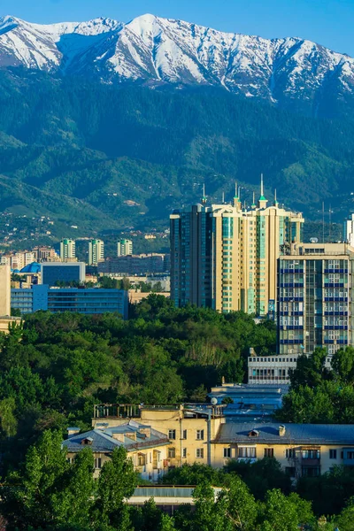Almaty Stadsutsikt Kazakstan Centralasien — Stockfoto