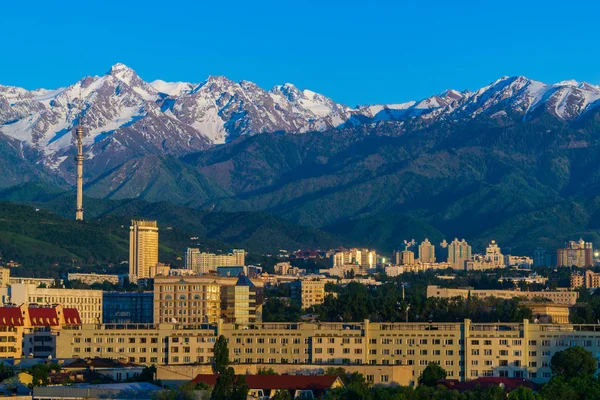 Almaty Widok Miasto Kazachstan Azja Środkowa — Zdjęcie stockowe