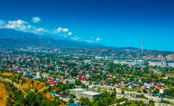 Almaty Vue Sur Ville Kazakhstan — Photo
