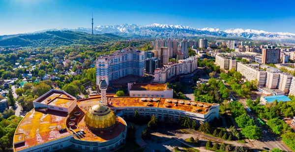 Almaty Vue Sur Ville Kazakhstan — Photo