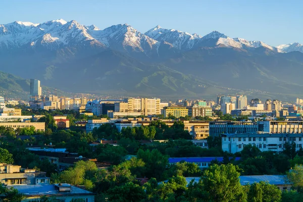 Almaty Vue Sur Ville Kazakhstan Asie Centrale — Photo