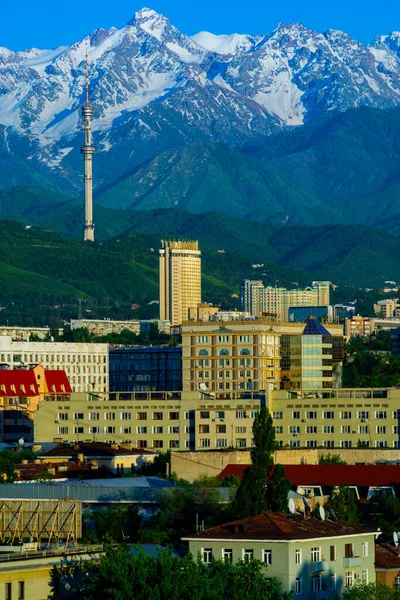 Телебашня Кок Тобе Алматы Казахстан — стоковое фото