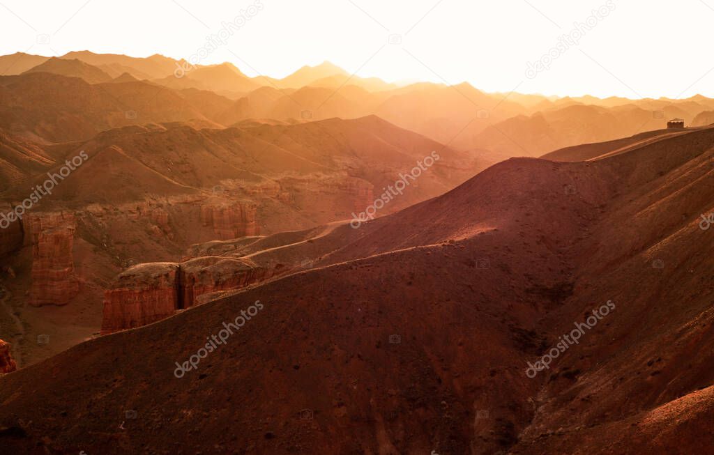 Tien Shan Mountains in Almaty, Kazakhstan, Central Asia