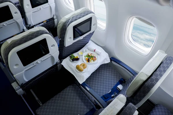 Tray Food Plane — Stock Photo, Image