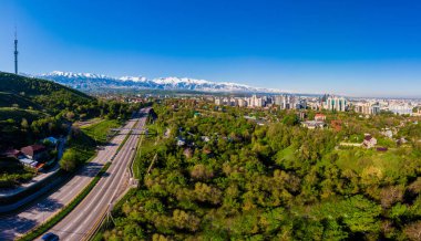 Almaty şehir manzarası, Kazakistan