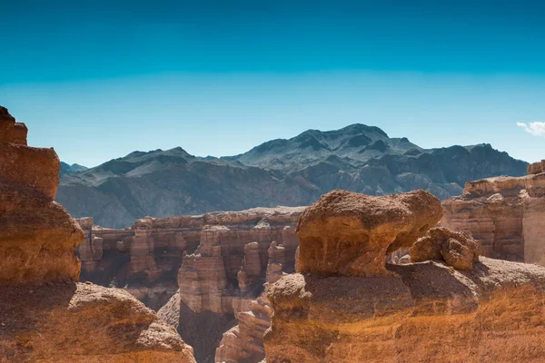 National Park Charyn Canyon Almaty Kazakhstan — Stock Photo, Image