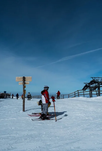 Località Sciistica Shymbulak Mountain Ski Almaty Kazakistan — Foto Stock