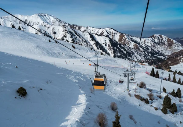 Station Ski Montagne Shymbulak Almaty Kazakhstan — Photo