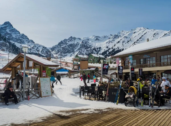 Voir Station Ski Shymbulak Mountains Almaty Kazakhstan — Photo