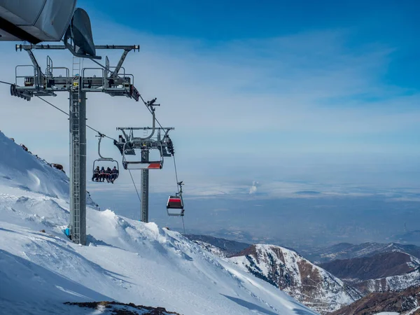 Kazakistan Almatı Daki Shymbulak Dağı Ski Tatil Beldesi — Stok fotoğraf