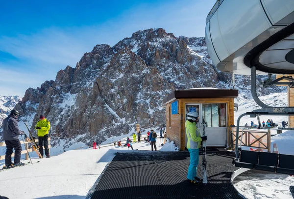 Station Ski Montagne Shymbulak Almaty Kazakhstan — Photo