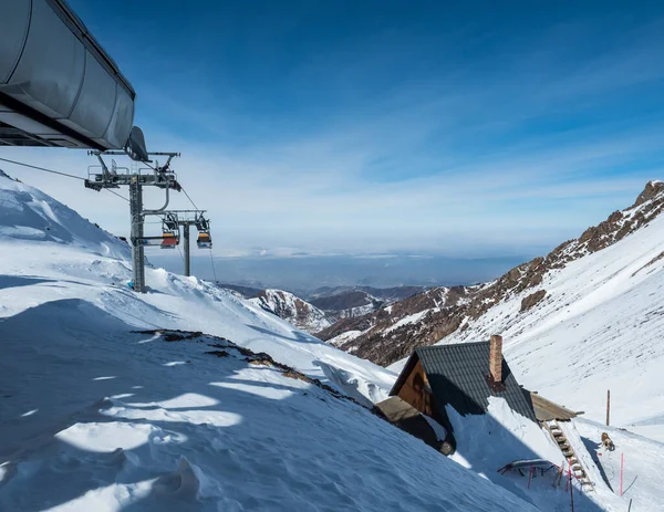 Località Sciistica Shymbulak Mountain Ski Almaty Kazakistan — Foto Stock