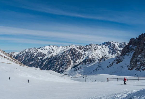 Kazakistan Almatı Daki Shymbulak Dağı Ski Tatil Beldesi — Stok fotoğraf