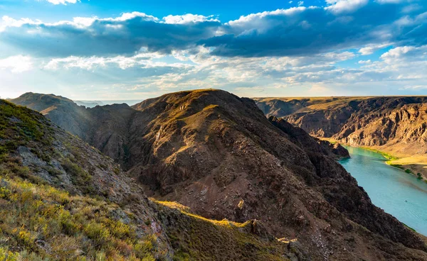 Vallée Rivière Ili Kazakhstan Almaty — Photo