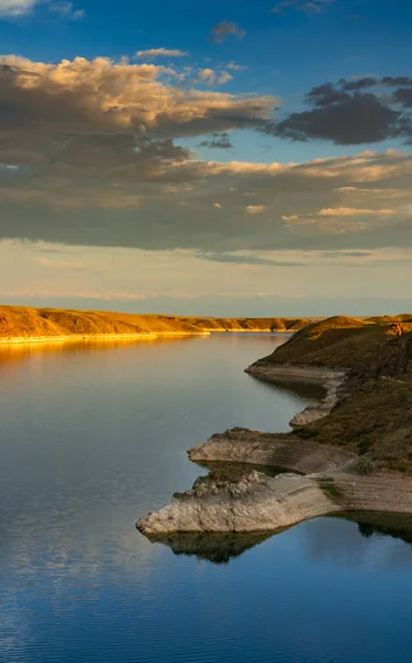 Kazakistan Almaty Deki Ili Nehri Nin Güzel Manzarası — Stok fotoğraf