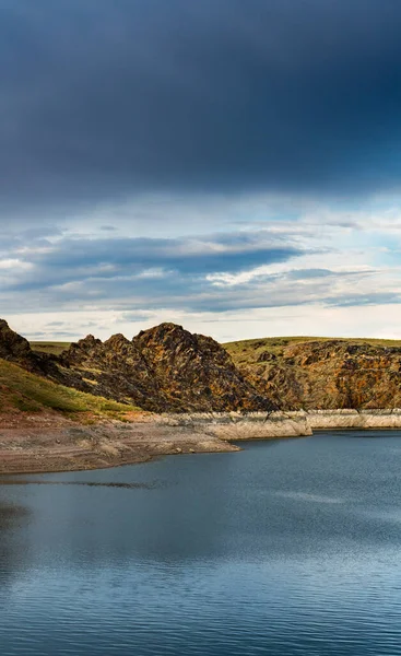 Schöne Aussicht Auf Das Tal Des Flusses Ili Kasachstan Almaty — Stockfoto