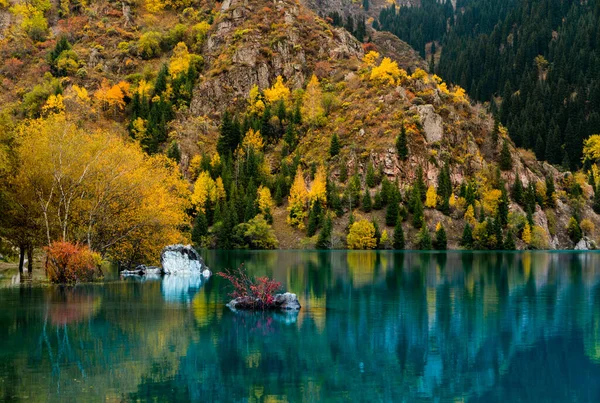 Paisagem Outono Cazaquistão Almaty — Fotografia de Stock