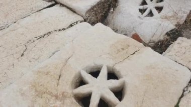 Antik Yunan şehir içinde bir su drenaj detay