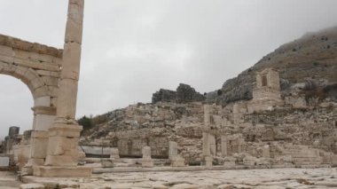 Sagalassos antik kenti Burdur, Türkiye'de Antoninler çeşmesi