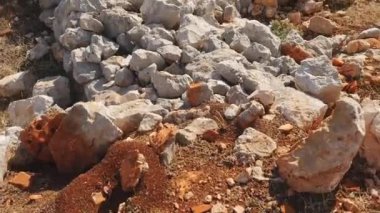 Antik evin taş duvarcılık görünümü