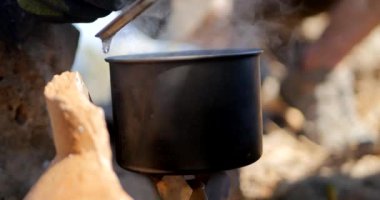 seyahat kahve veya çay yapma