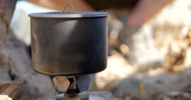 seyahat kahve veya çay yapma