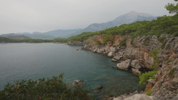 Timelapse de bela vista para o mar — Vídeo de Stock