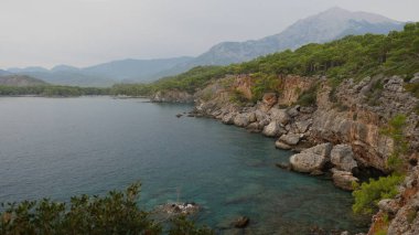 Beautifu lagün deniz manzarası