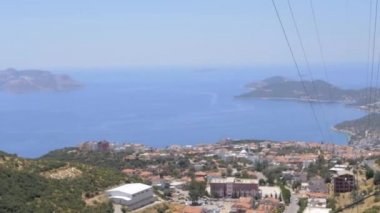 Güzel şehir manzarası zevk kadın gezgin