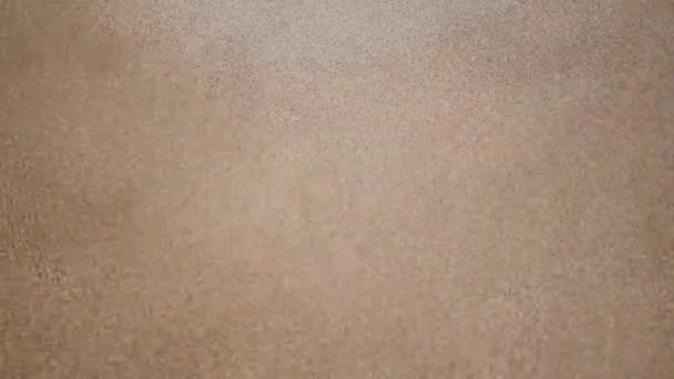 Séchage des sables après les vagues 