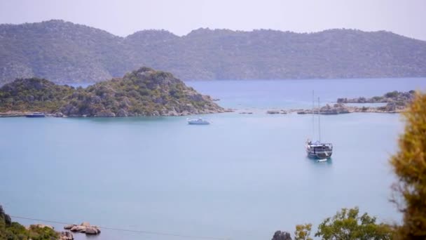 Kekova Adası Demre ilçesi, Türkiye — Stok video