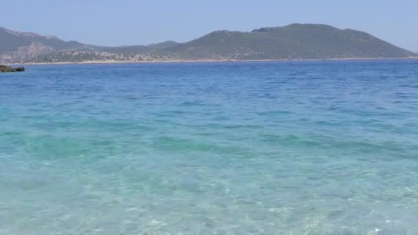 Middellandse Zee kust in Turkije — Stockvideo