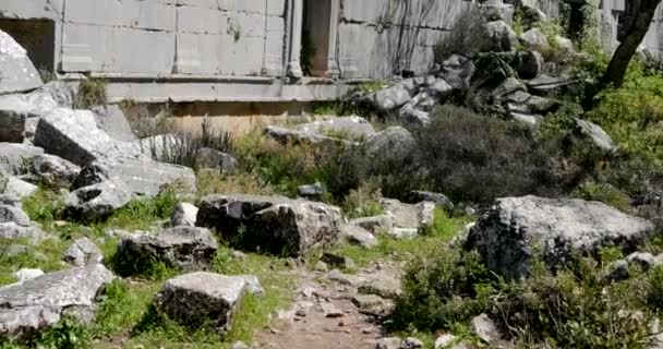 Ancient city Thermessos near Antalya in Turkey — Stock Video