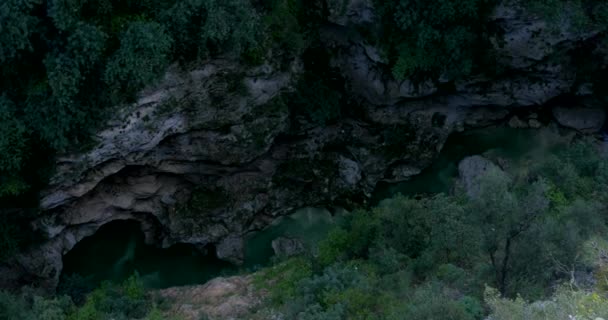 Природный парк Гувер Каньон недалеко от турецкой Антальи — стоковое видео
