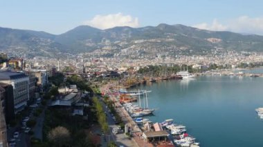 alanya alanya Yarımadası limandan görünümü. Türk Rivierası