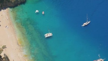 Fethiye'deki Kelebekler Vadisi'nin güzel havadan görünümü