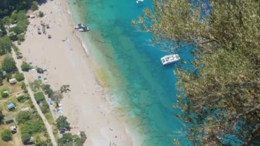 Fethiye'deki Kelebekler Vadisi'nin güzel havadan görünümü