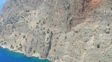 Fethiye'deki Kelebekler Vadisi'nin güzel havadan görünümü