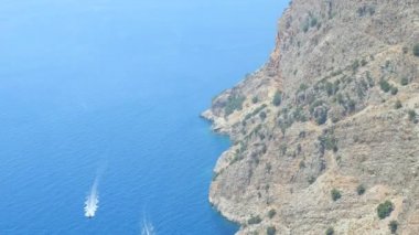 Fethiye'deki Kelebekler Vadisi'nin güzel havadan görünümü
