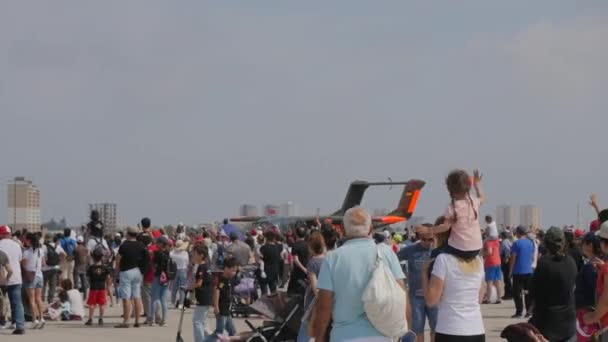 Antalya, Türkiye: Nisan 2018. Avrasya Hava Gösterisi. — Stok video