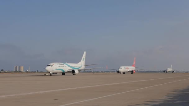Antalya, Turkiet: april 2018. Eurasien Flyguppvisning. — Stockvideo