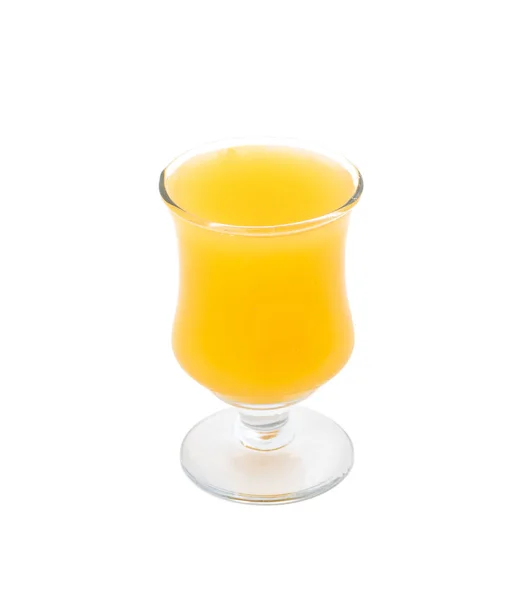 Suco Frutas Laranja Fresco Isolado Fundo Branco — Fotografia de Stock