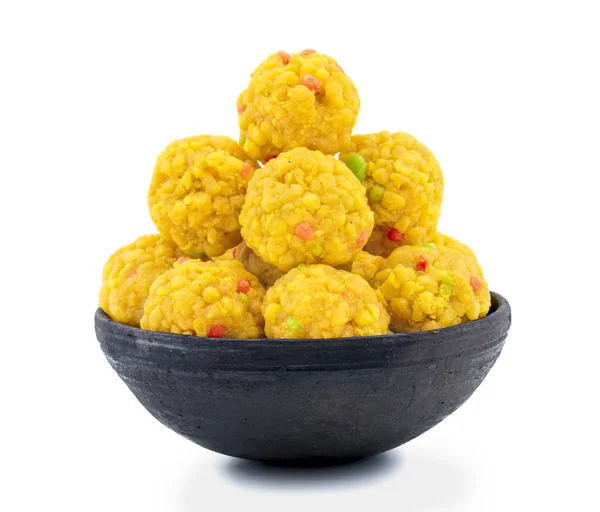 Laddu También Conocido Como Laddoo Ladoo Laddo Son Dulces Forma — Foto de Stock