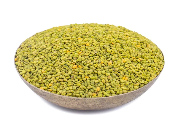 Las Semillas Alholva Verde También Conocen Como Semillas Metilo India — Foto de Stock