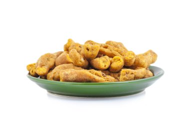 Ganthiya de Ghatiya vardır derin kızarmış Hint aperatifler nohut unundan yapılmış Gathiya biliyorum. Onlar Gujarat bir popüler çay saati snack vardır. Bunlar yumuşak ve değil diğer birçok Hint aperatifler gibi gevrek