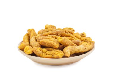 Ganthiya de Ghatiya vardır derin kızarmış Hint aperatifler nohut unundan yapılmış Gathiya biliyorum. Onlar Gujarat bir popüler çay saati snack vardır. Bunlar yumuşak ve değil diğer birçok Hint aperatifler gibi gevrek