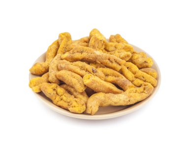 Ganthiya de Ghatiya vardır derin kızarmış Hint aperatifler nohut unundan yapılmış Gathiya biliyorum. Onlar Gujarat bir popüler çay saati snack vardır. Bunlar yumuşak ve değil diğer birçok Hint aperatifler gibi gevrek