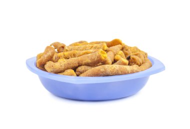 Ganthiya de Ghatiya vardır derin kızarmış Hint aperatifler nohut unundan yapılmış Gathiya biliyorum. Onlar Gujarat bir popüler çay saati snack vardır. Bunlar yumuşak ve değil diğer birçok Hint aperatifler gibi gevrek